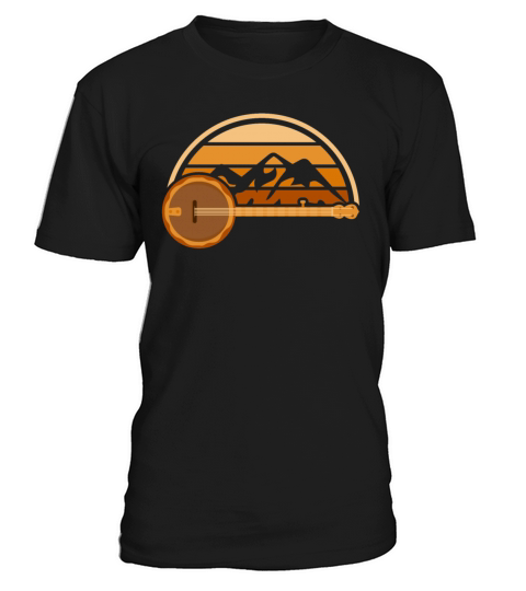 Vintage Banjo Player Country Music Bluegrass Music T-Shirt Unisex