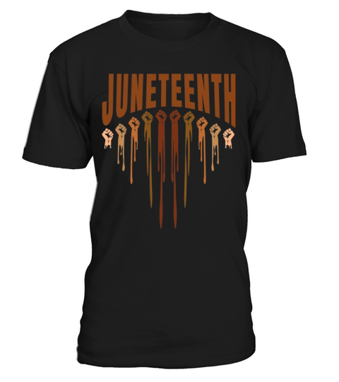 Vintage Black Melanin Juneteenth 1865 History T-Shirt Unisex