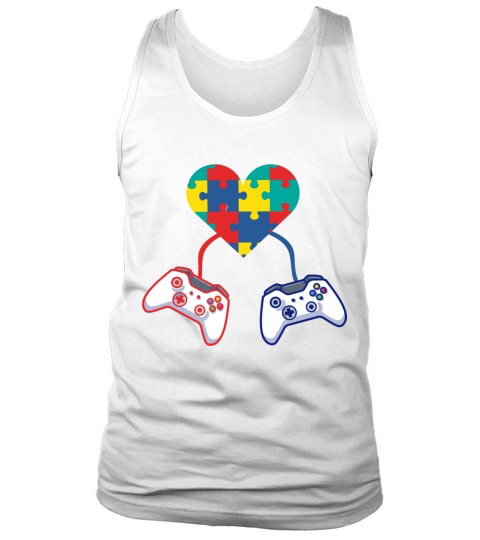 Autism Awareness Shirt For Video Game Lovers Tank Top Unisex