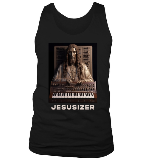 Jesusizer Vintage Jesus Synthesizer Analog Synth Tank Top Unisex