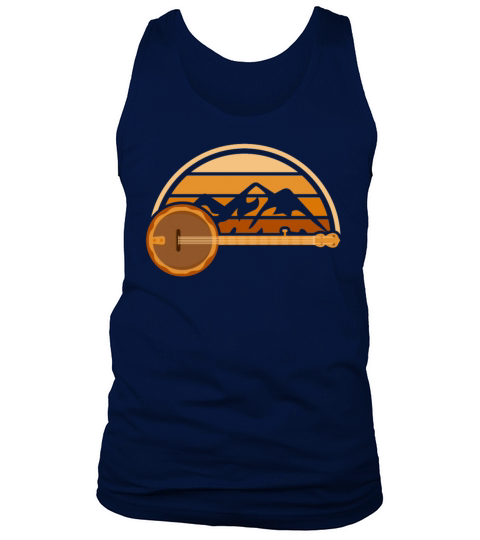 Vintage Banjo Player Country Music Bluegrass Music Tank Top Unisex