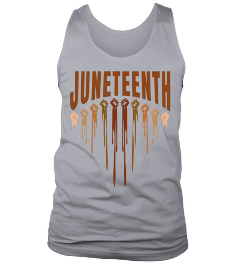 Vintage Black Melanin Juneteenth 1865 History Tank Top Unisex