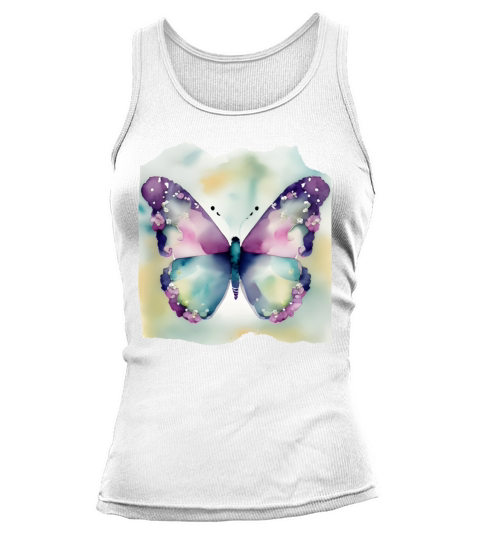Butterfly pattern Tank top Woman