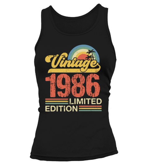 Retro Vintage 1986 Limited Edition Tank top Woman