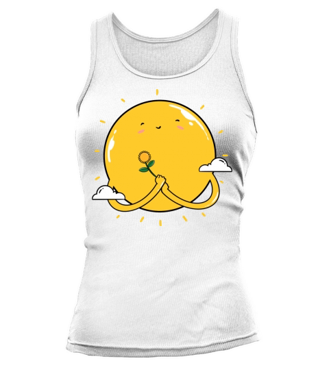 Sun And Flower Tank top Woman