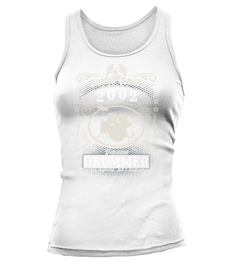 Vintage 2002 Drummer Birthday Gift Percussionist Tank top Woman