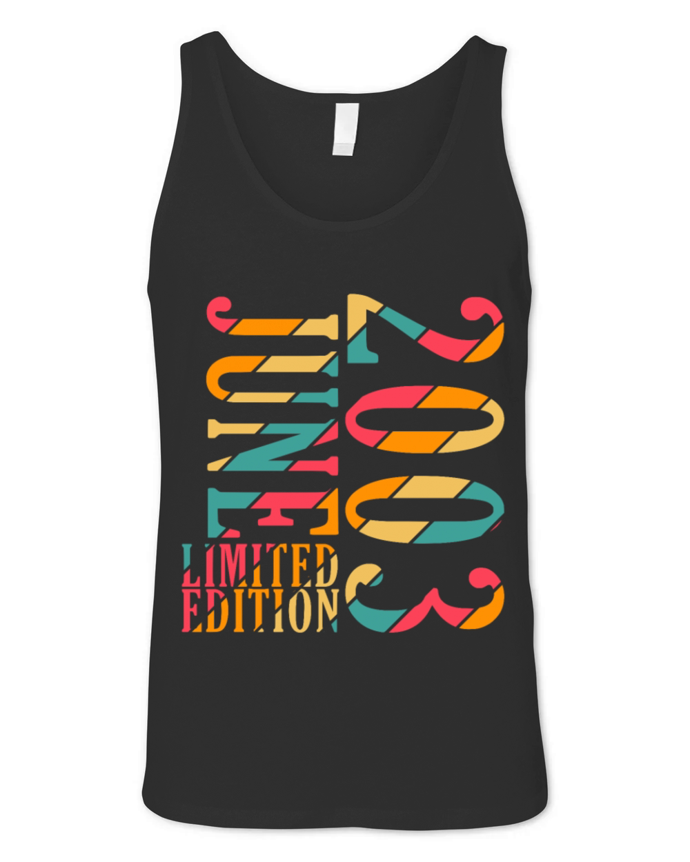 20th Birthday Vintage June 2003 Vintage 2003 Unisex Jersey Tank