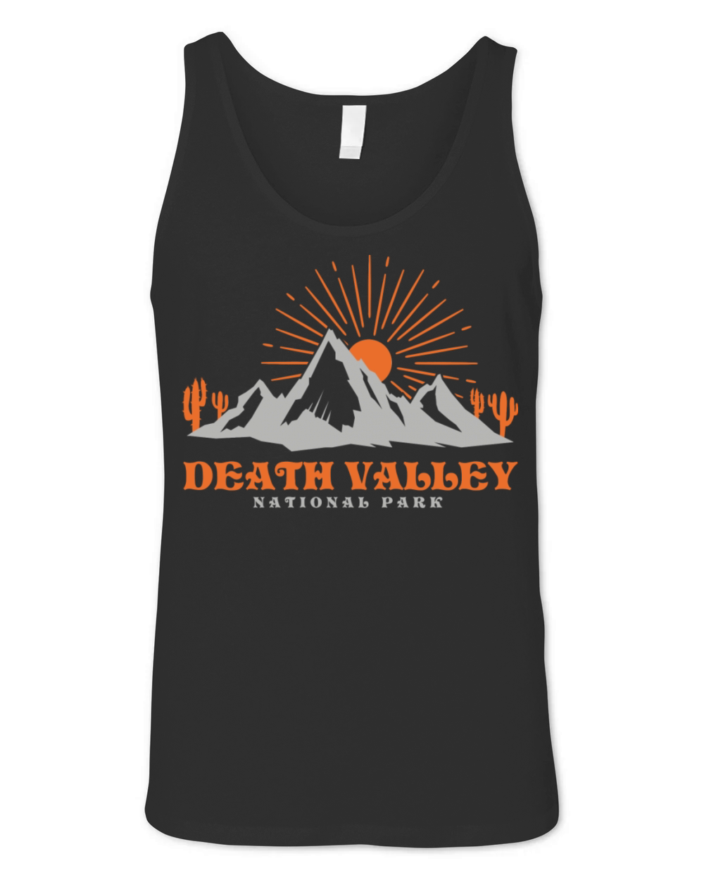 Death Valley National Park Vintage Ca Nature Unisex Jersey Tank