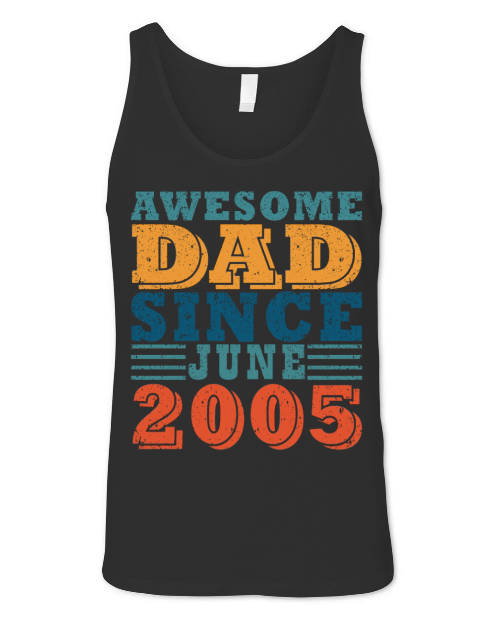 June 2005 Vintage June 2005 Retro Anniversary Unisex Jersey Tank