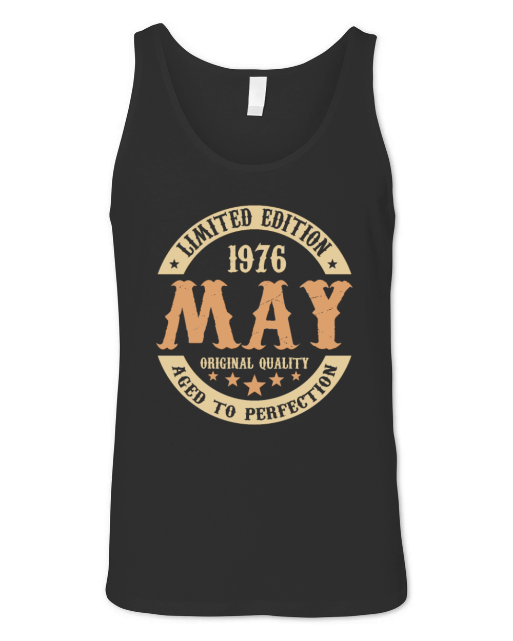 May 1976 Vintage Birthday Present Unisex Jersey Tank