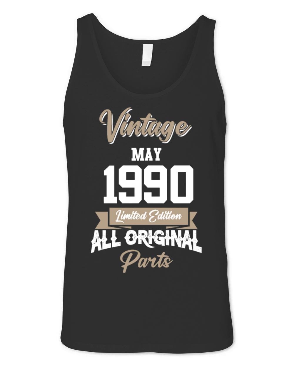 May 1990 Vintage Birthday Present Unisex Jersey Tank