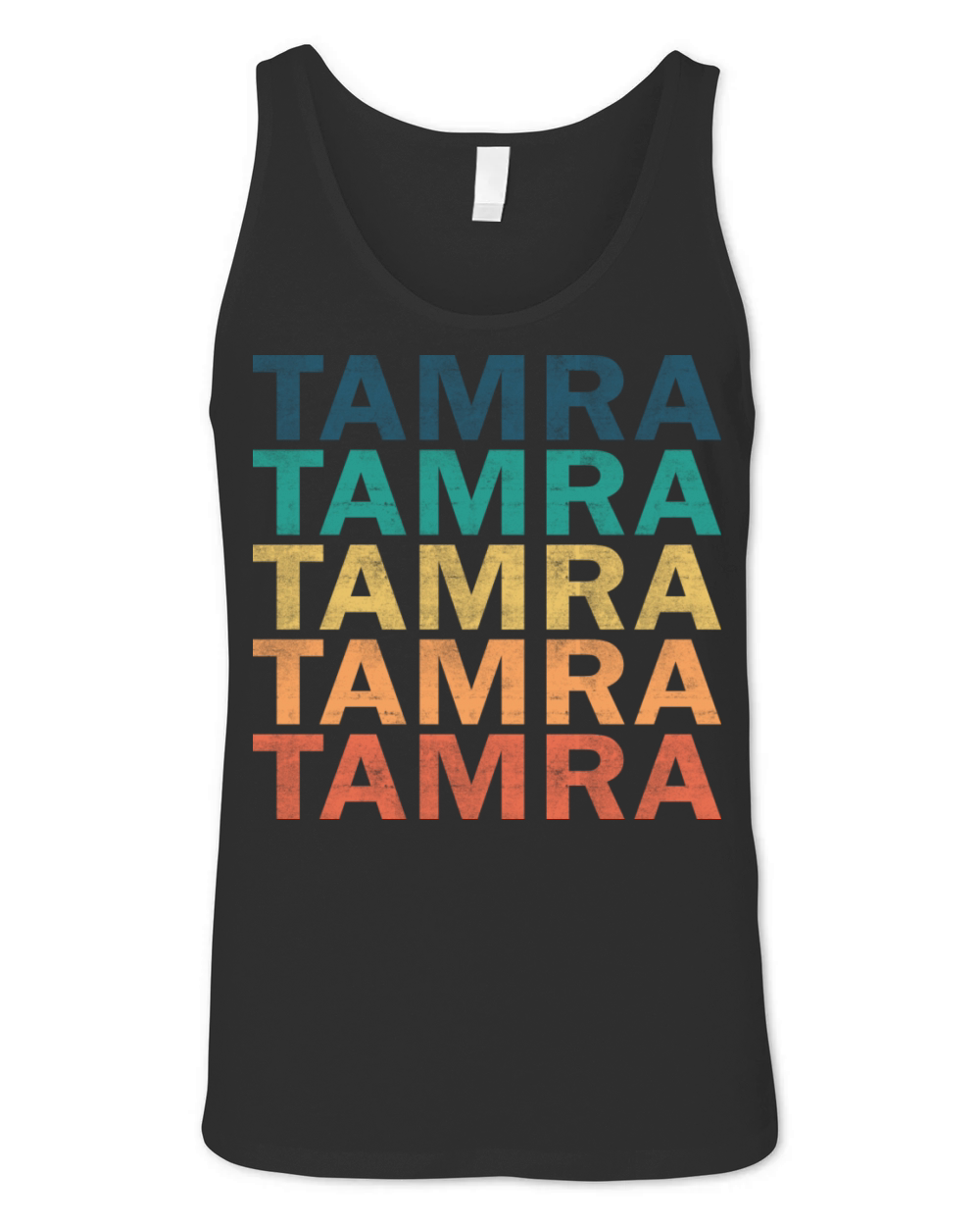 Tamra Name T Shirt - Tamra Vintage Retro Name Gift Unisex Jersey Tank
