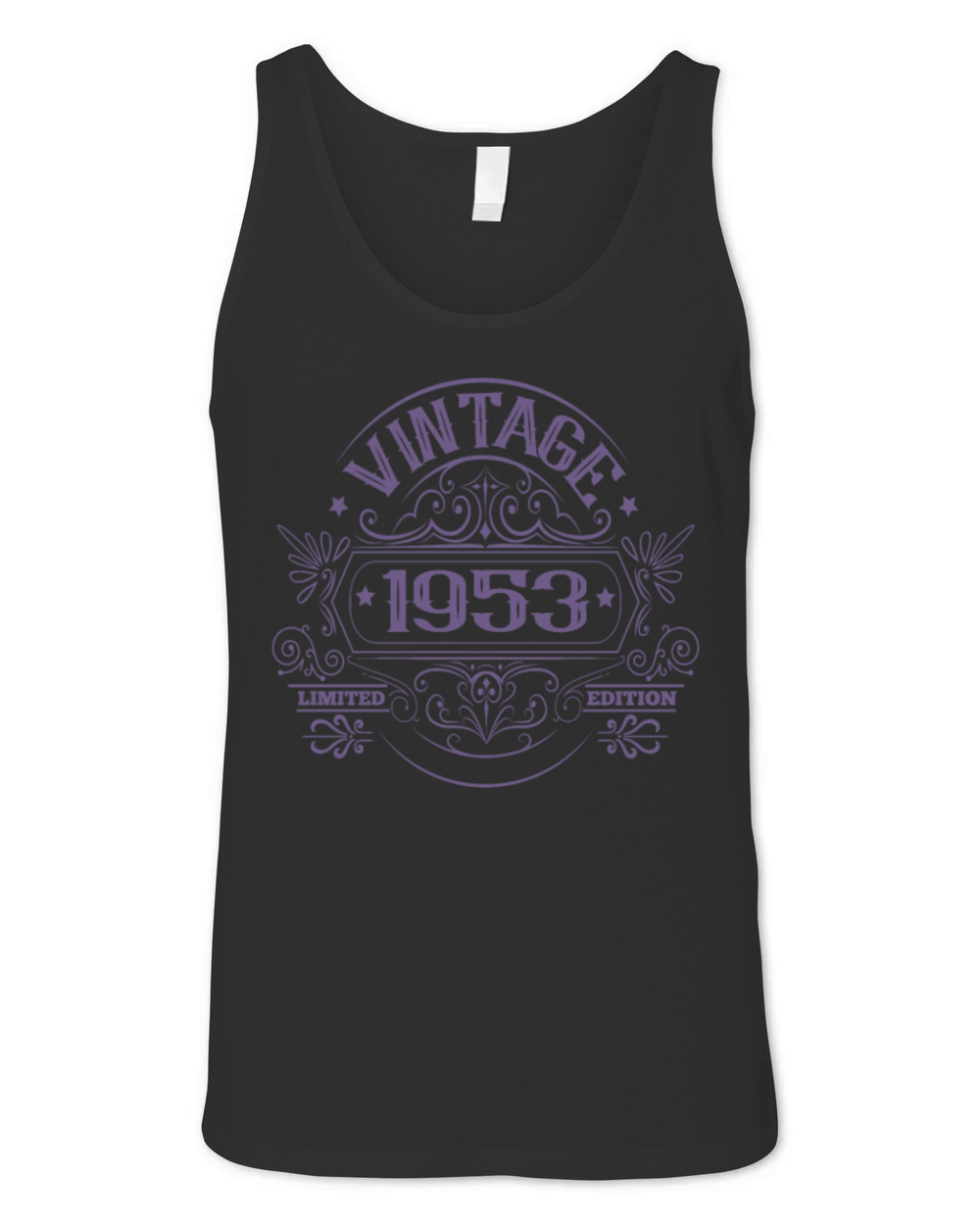 Vintage 1953 Birthday Sayings Unisex Jersey Tank
