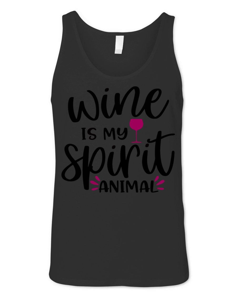 Wine Is My Spirit Animal Unisex Jersey Tank