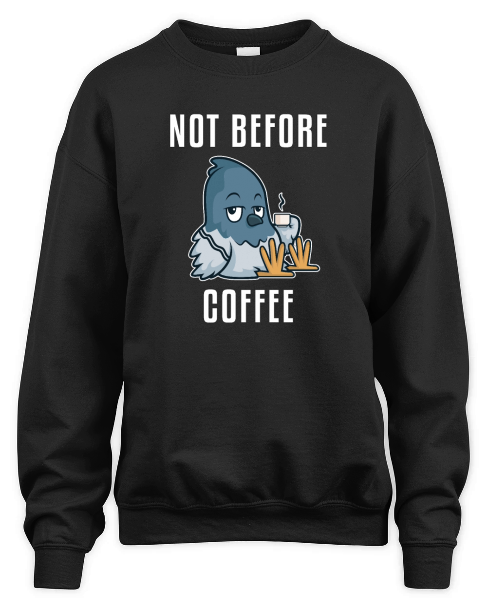 Not Before Coffee Latte Art Barista Queen Coffee Unisex Premium Crewneck Sweatshirt