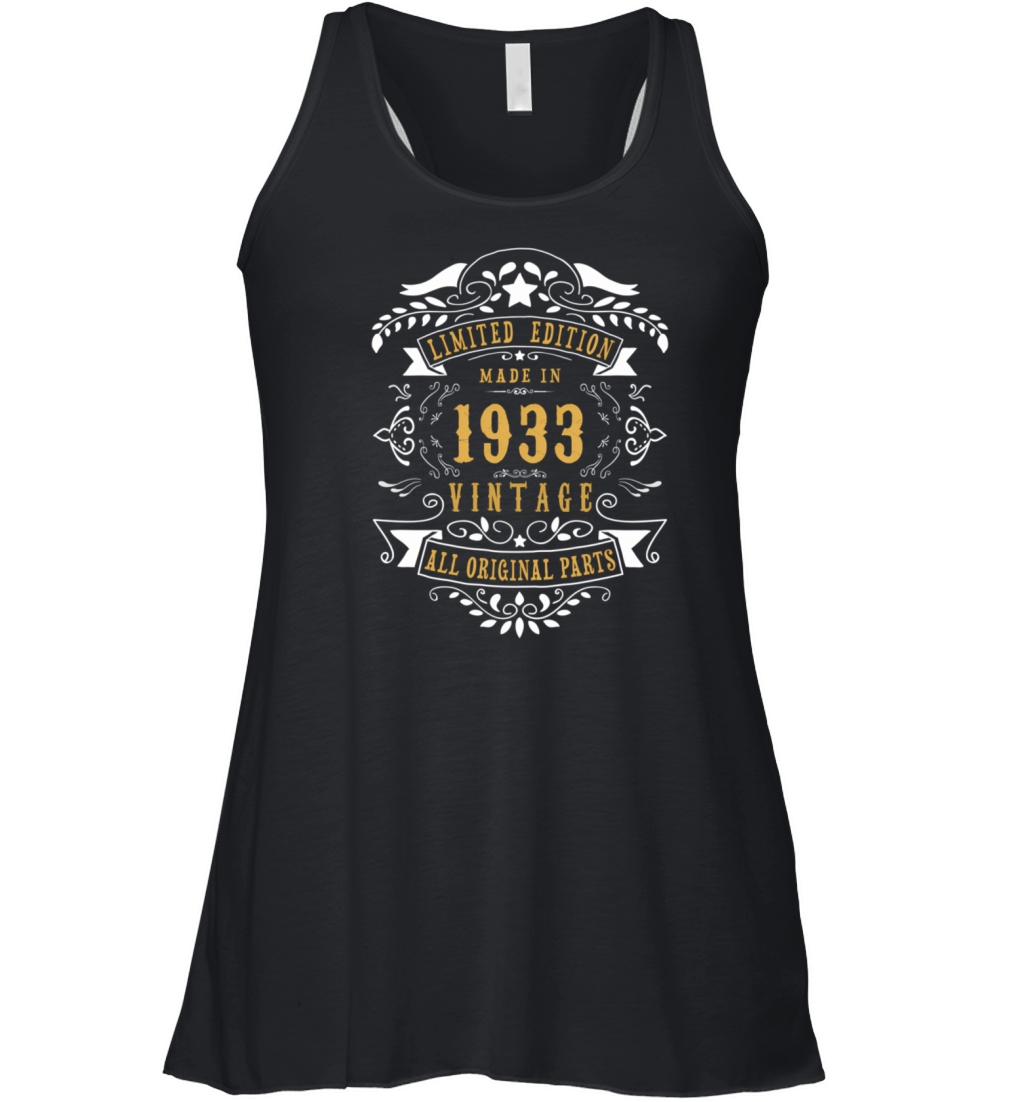 87 Made In 1983 87Th Anniversary Women's Flowy Tank Top