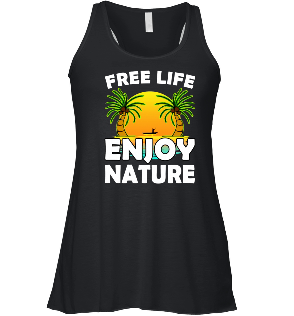 Free Life Enjoy Nature Women's Flowy Tank Top