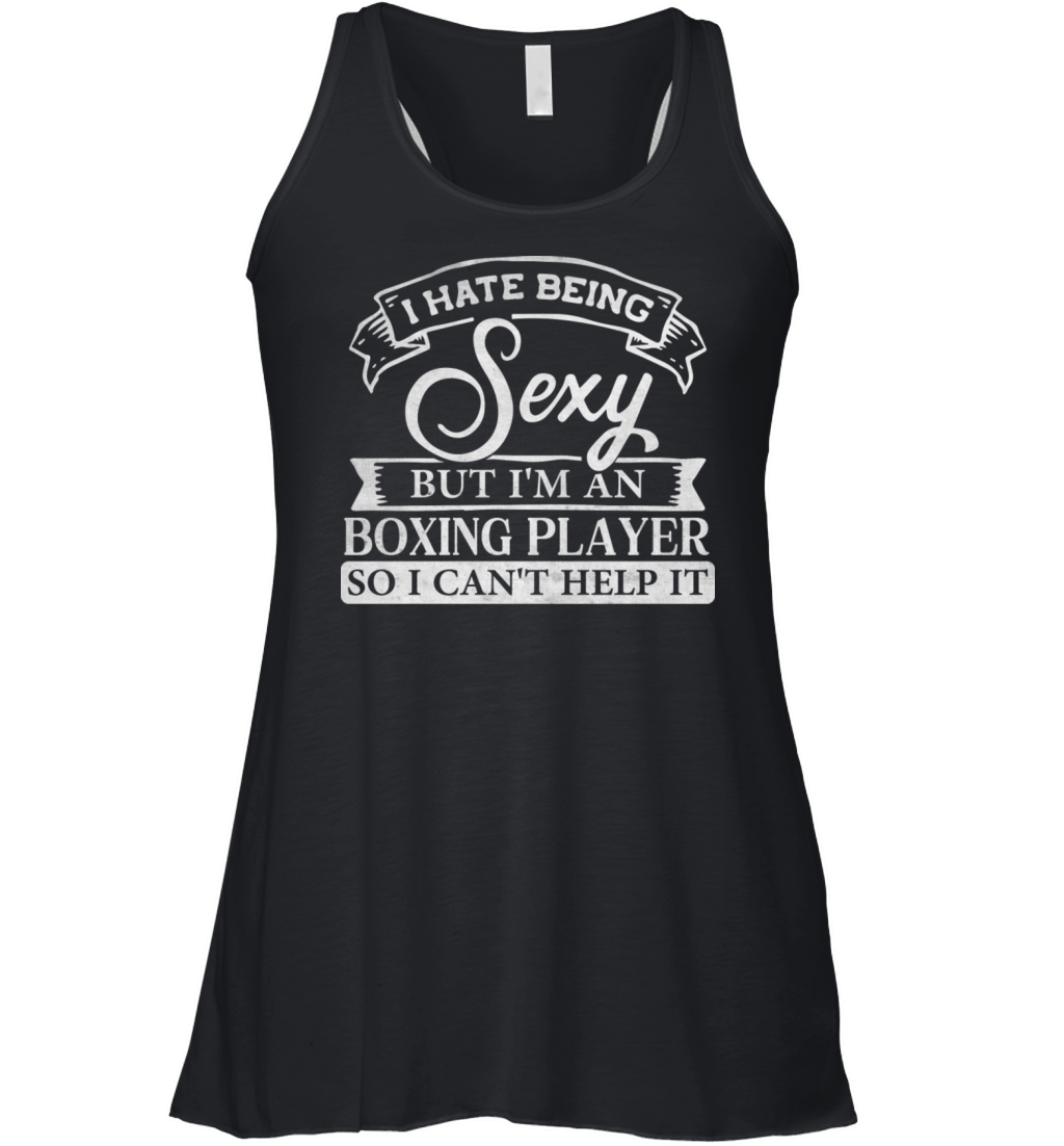 Vintage Boxing Design With A Funny Sayings Women's Flowy Tank Top