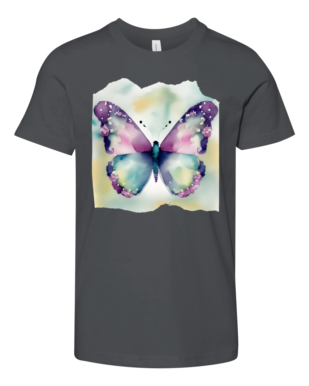 Butterfly pattern Youth Unisex Jersey Tee