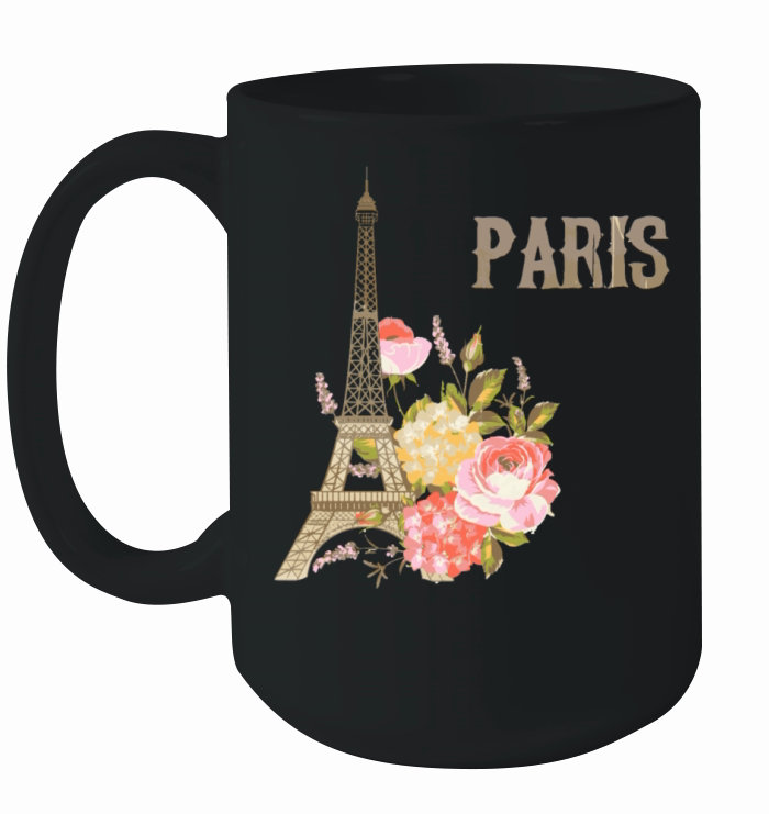 Eiffel Tower Paris Vintage Souvenir Paris France Ceramic Mug