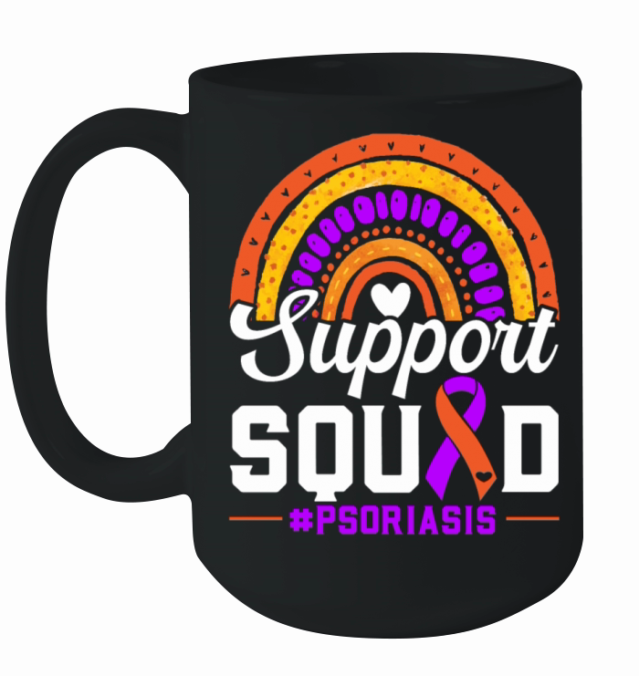 Support Squad Skin Disease Psoriasis Awareness Ceramic Mug