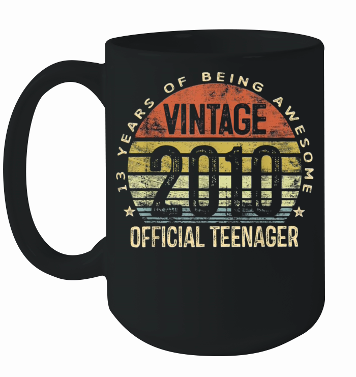 Vintage 2010 Official Teenager 13th Birthday Gifts Ceramic Mug