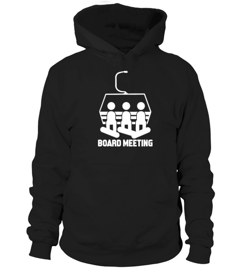 Board Meeting Snowboarding Hoodie Unisex