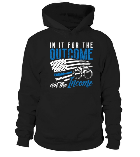Probation Officer In It For The Outcome Sheriff Hoodie Unisex