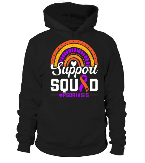 Support Squad Skin Disease Psoriasis Awareness Hoodie Unisex