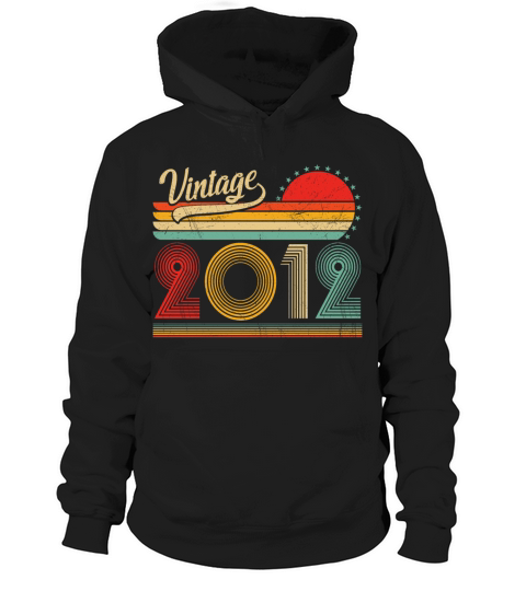 Vintage 2012 Official Teenager 11th Birthday Gifts Hoodie Unisex