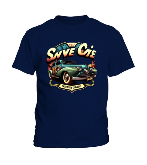 car style comic convention logo Kids T-Shirt