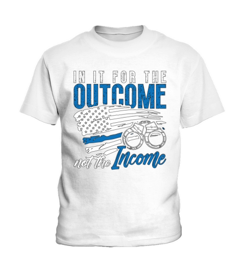 Probation Officer In It For The Outcome Sheriff Kids T-Shirt