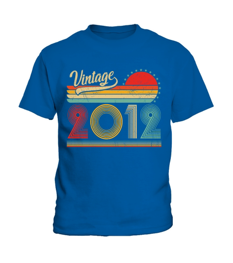 Vintage 2012 Official Teenager 11th Birthday Gifts Kids T-Shirt