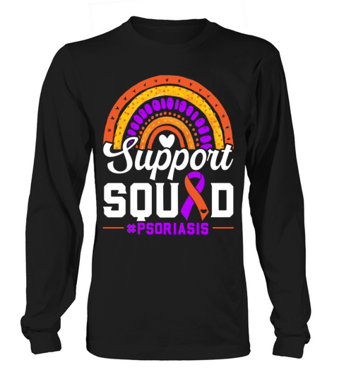 Support Squad Skin Disease Psoriasis Awareness Long sleeved Unisex