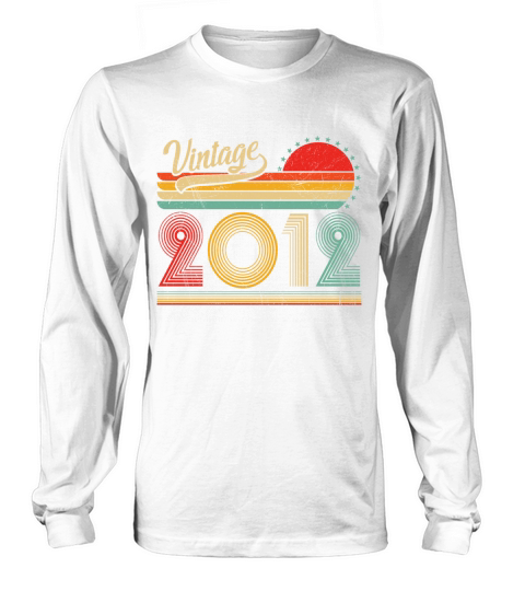Vintage 2012 Official Teenager 11th Birthday Gifts Long sleeved Unisex