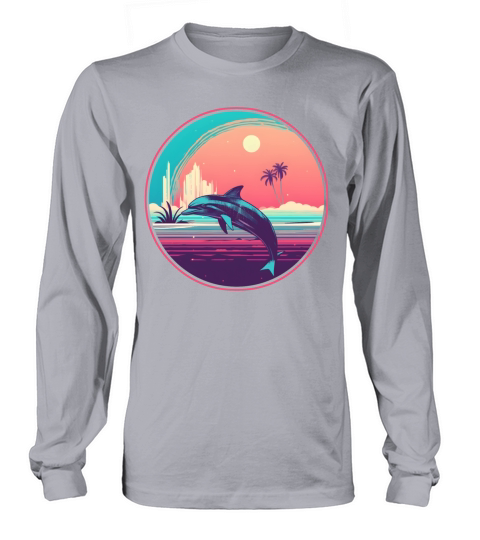 Vintage Dolphin Lovers Long sleeved Unisex