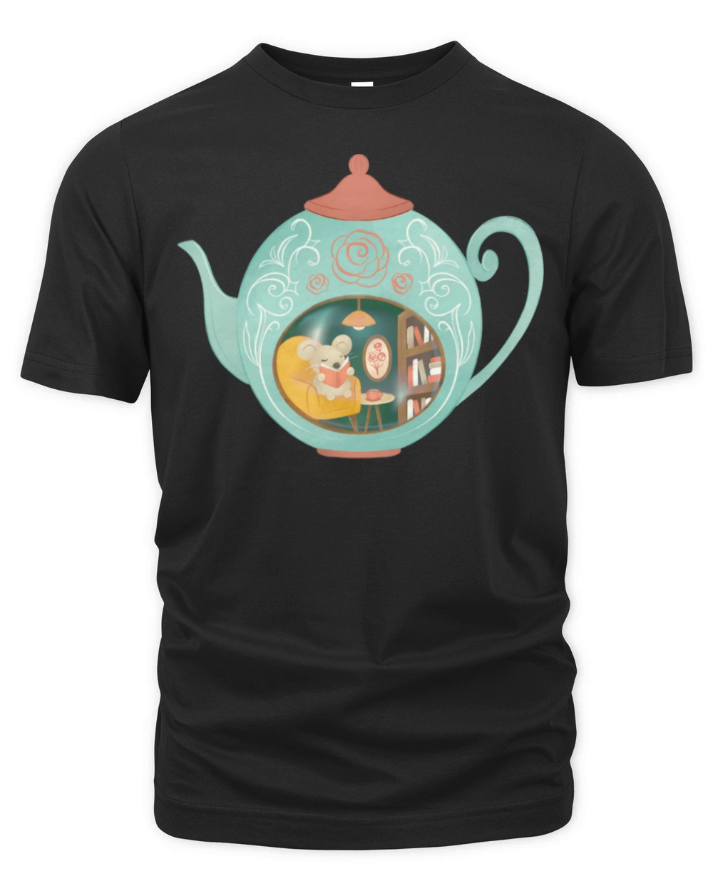 Teapot Library Organic Unisex T-shirt