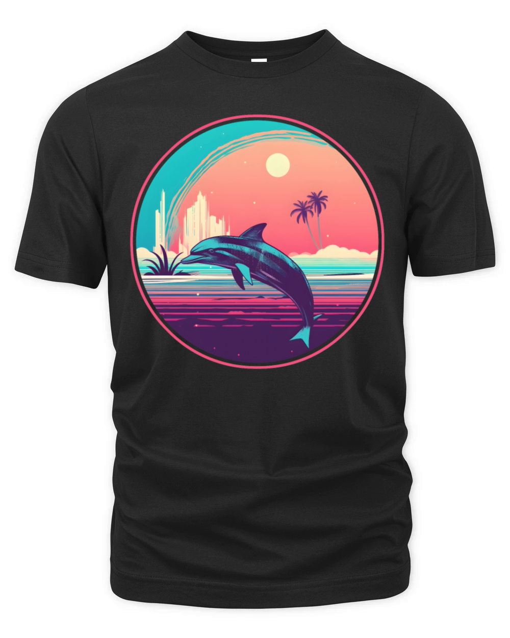 Vintage Dolphin Lovers Organic Unisex T-shirt