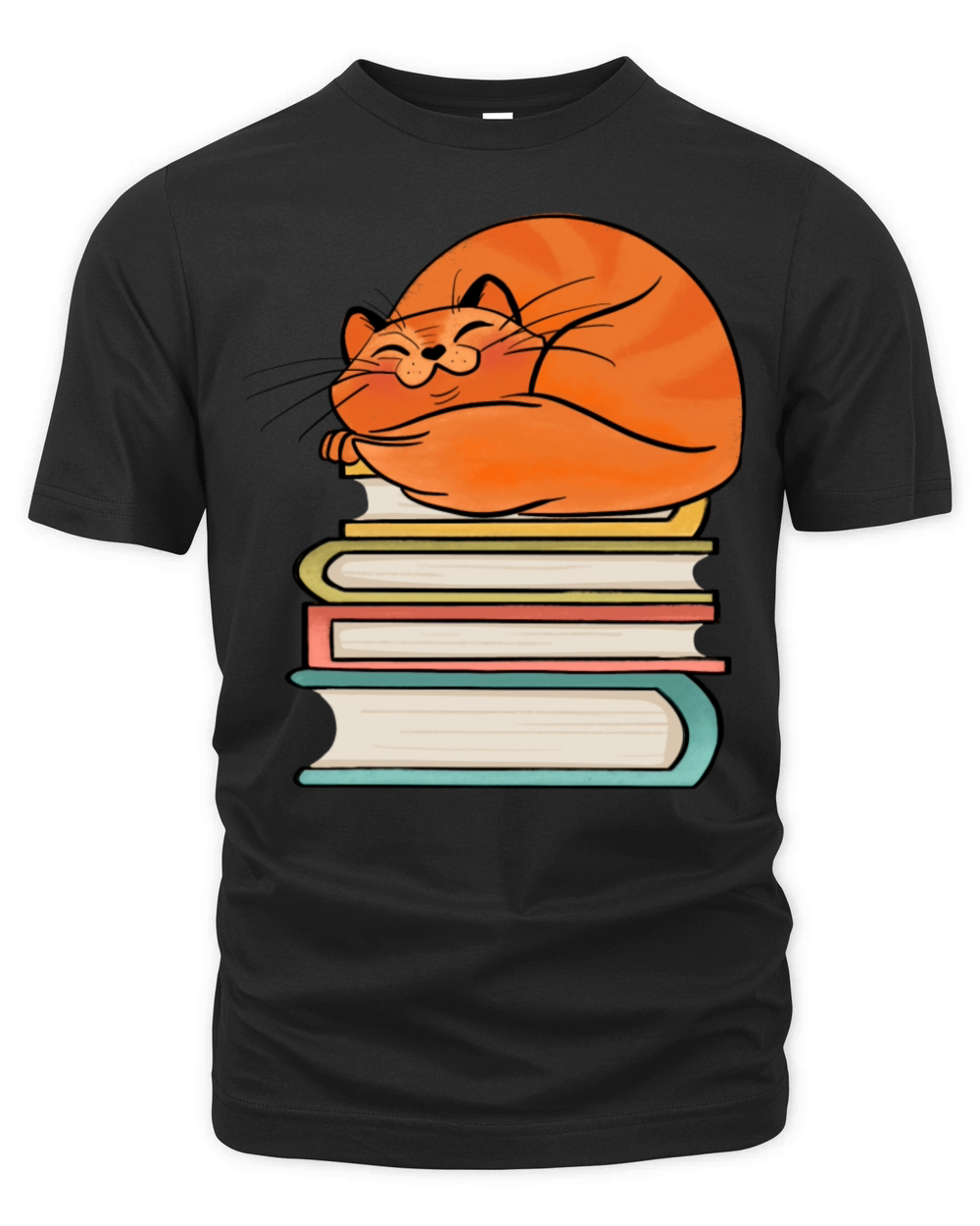 With Books And Cats Life Is Sweet Organic Unisex T-shirt