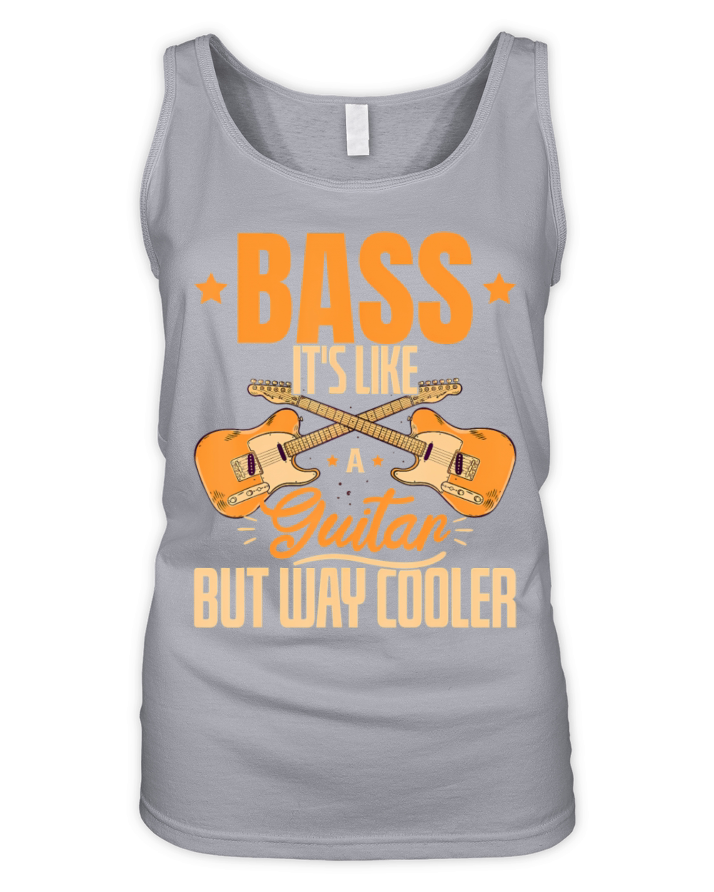 Musician Quote Bass Its Like A Guitar But Way Organic Women's Tank Top