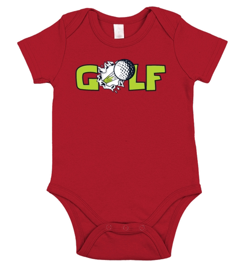 Golf Golfing Legend Player Pro Golfer Fan Trainer Short Sleeve Baby One-Piece