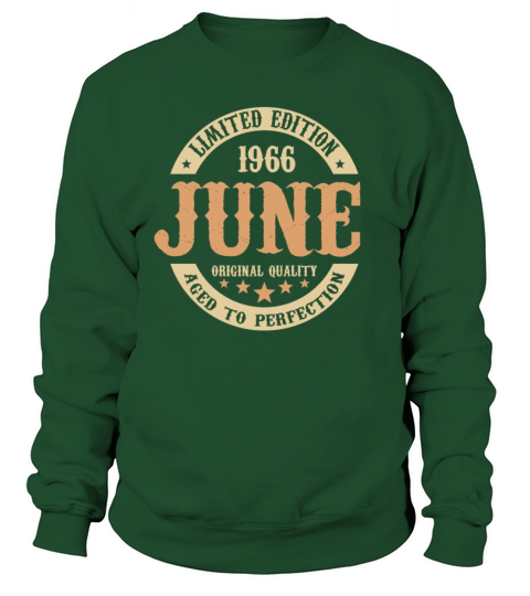 June 1966 Vintage Birthday Present Sweatshirt Unisex