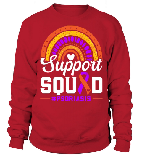 Support Squad Skin Disease Psoriasis Awareness Sweatshirt Unisex