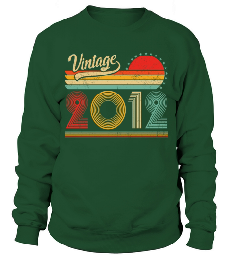 Vintage 2012 Official Teenager 11th Birthday Gifts Sweatshirt Unisex