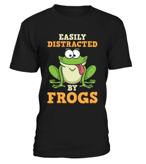 Easily Distracted By Frogs T-Shirt Unisex