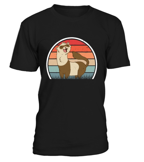 Ferret Retro Weasel Vintage T-Shirt Unisex