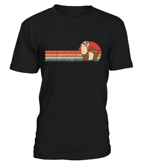Ferret Retro Weasel Vintage T-Shirt Unisex