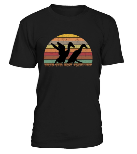 Indian Runner Duck Retro Bottle Vintage T-Shirt Unisex
