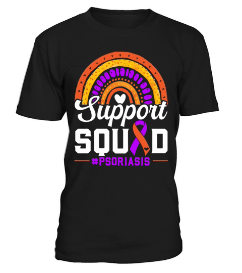 Support Squad Skin Disease Psoriasis Awareness T-Shirt Unisex