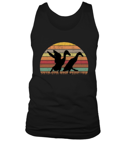 Indian Runner Duck Retro Bottle Vintage Tank Top Unisex